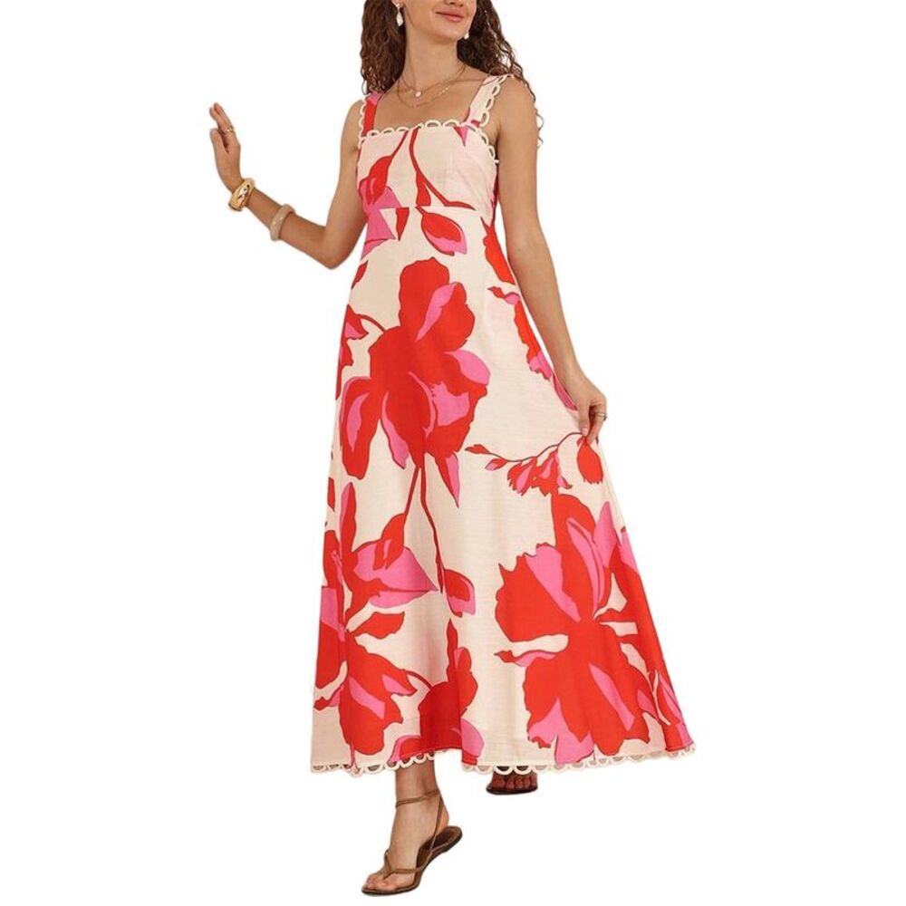 Oloey Womens  Printed Maxi Dress